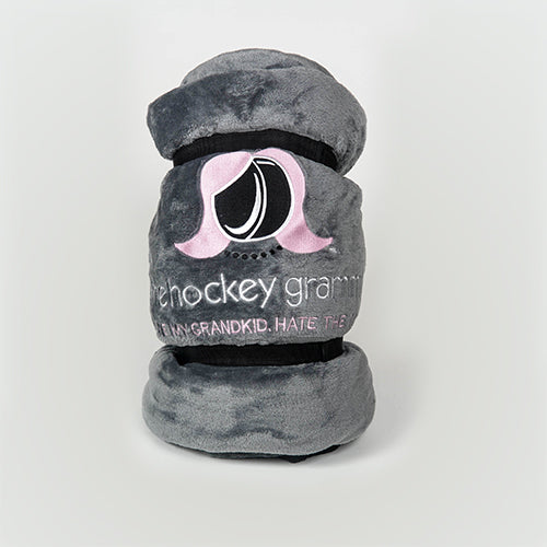 The Hockey Grammy Flannel Fleece Blanket