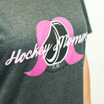 The Hockey Mommy Short Sleeve Graphic V-Neck